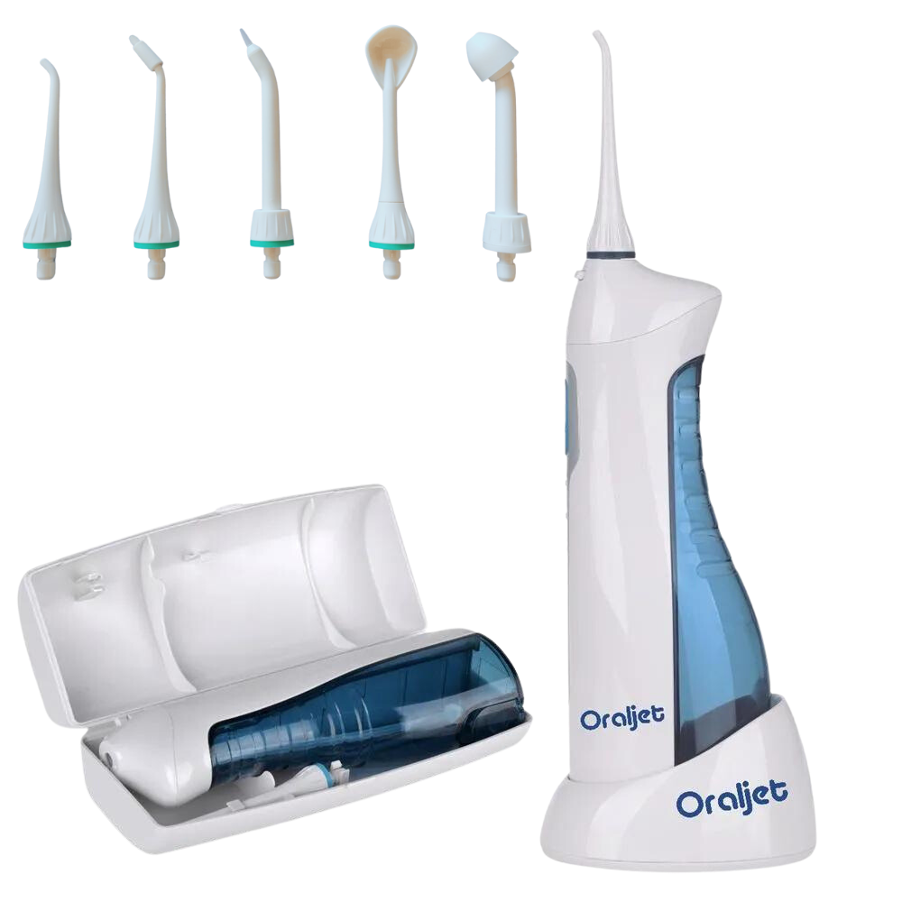 Irrigador Oral Oraljet Portátil p/ Implante Sem Fio Water Flosser OJ750 Bivolt (100-240 Volts)