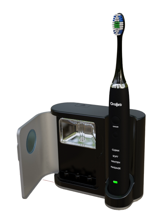 Oraljet Escova Dental Elétrica Sônica SonicJet 10 Profissional Alta Performance Ultra Família